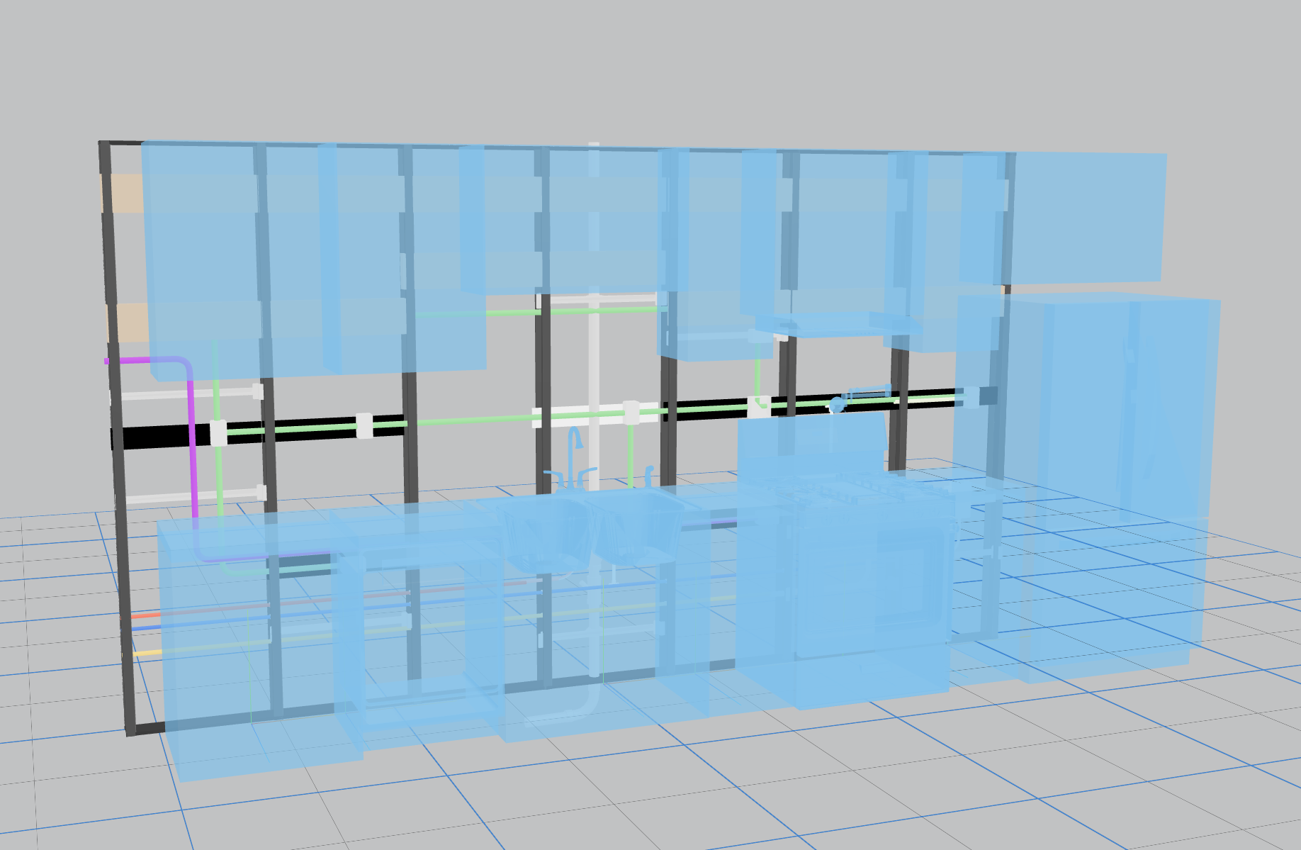 Kitchen wall assembly diagram
